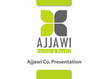 Index Introduction Mission statement Mission & Vision Scope Of Business Partners & Agencies Ajjawi Staff & Org. Chart Ajjawi Site & Facilities Logistical.
