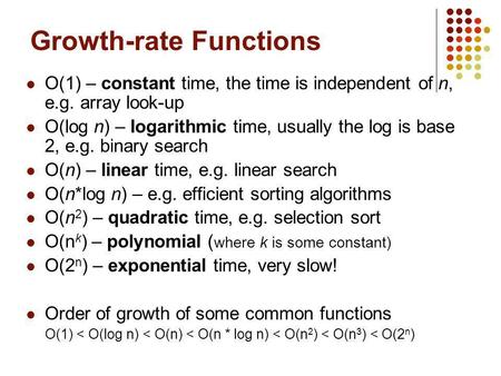 Growth-rate Functions