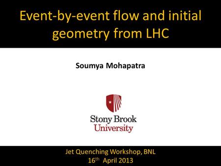 Event-by-event flow and initial geometry from LHC
