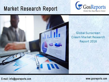 Global Sunscreen Cream Market Research Report 2016.