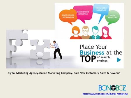 Digital Marketing Agency, Online Marketing Company, Gain New Customers, Sales & Revenue