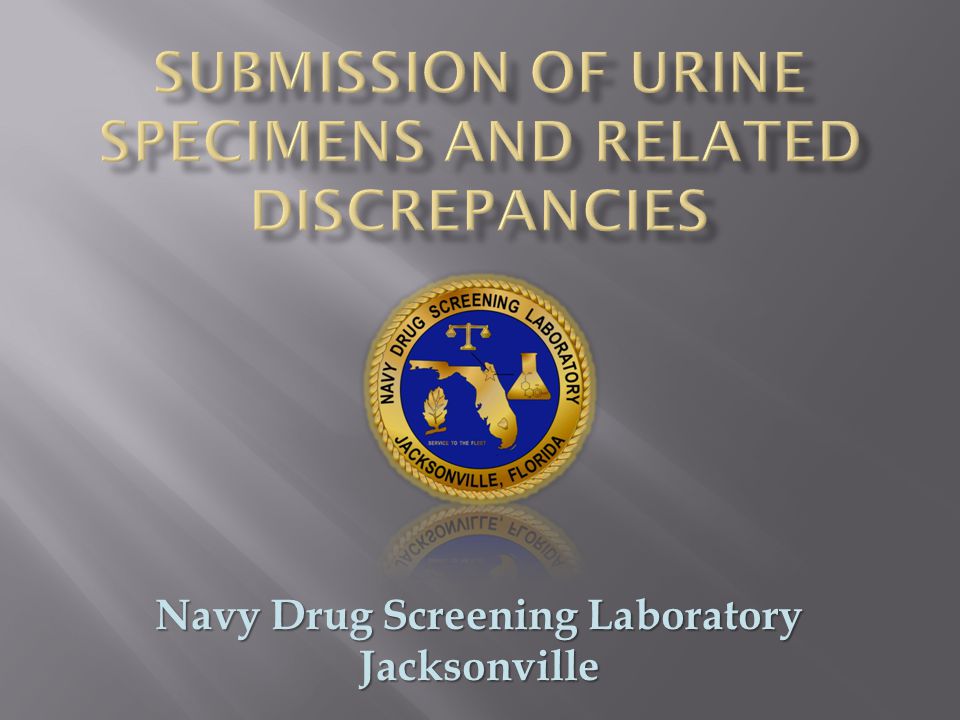 Navy Drug Screening Laboratory Jacksonville. We recommend the UPCs double  check all of their paperwork before sealing the box and submitting the  specimens. - ppt download