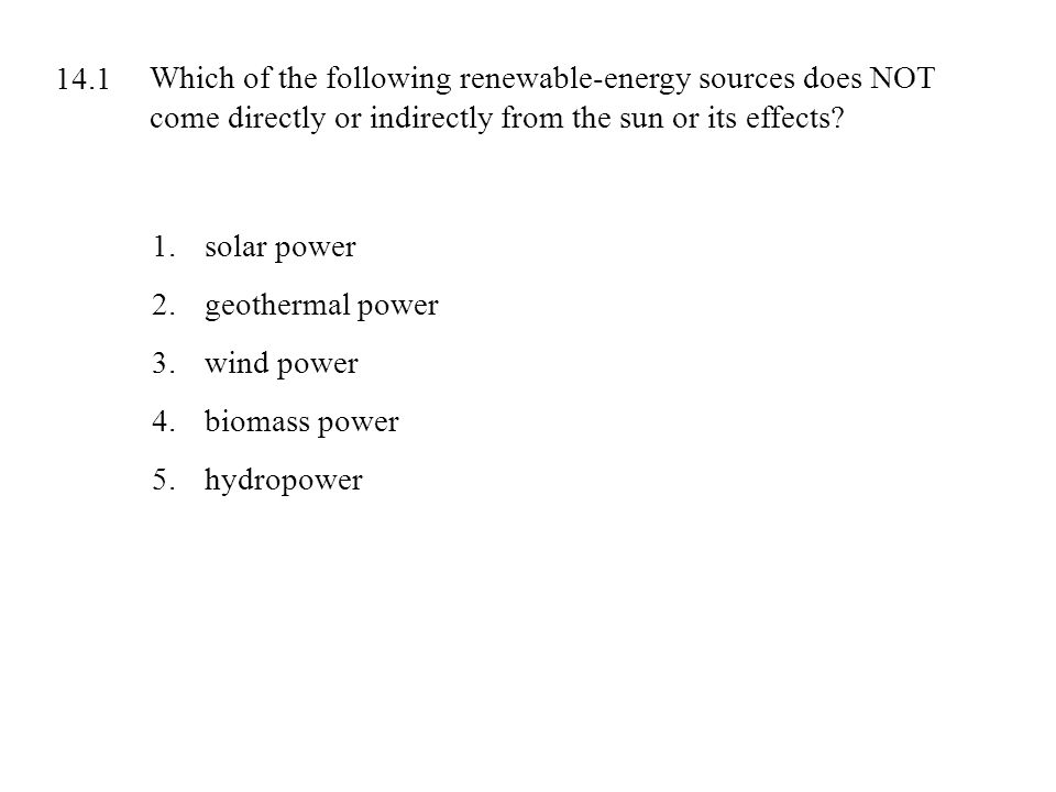 Which of the following on sale is not a renewable resource