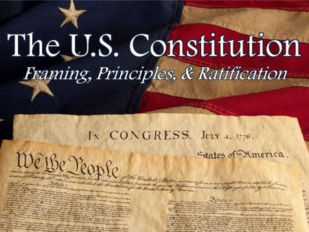 USHC 1.4 Analyze how dissatisfactions with the government under the Articles of Confederation were addressed with the writing of the Constitution of 1787,