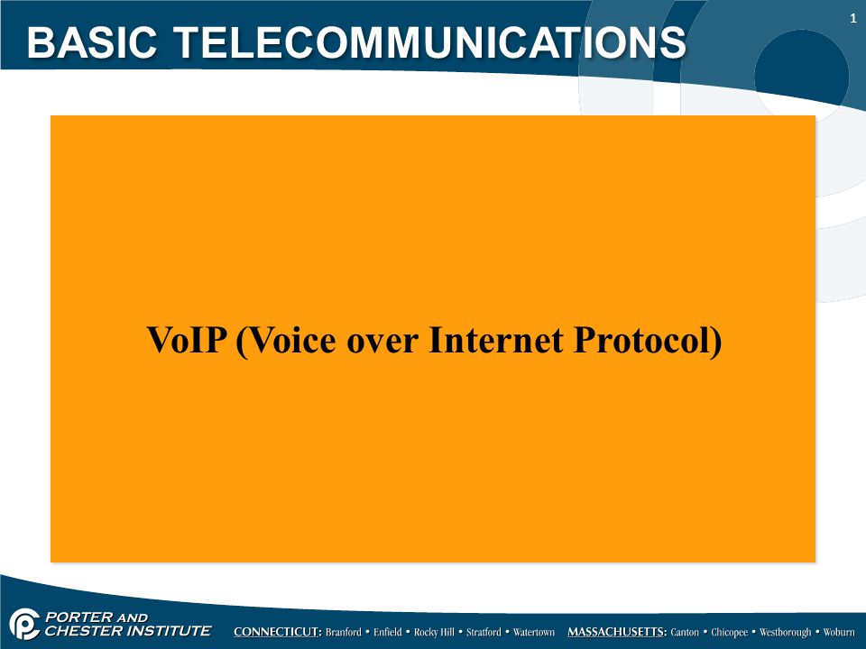 1 VoIP (Voice over Internet Protocol) BASIC TELECOMMUNICATIONS. - ppt  download