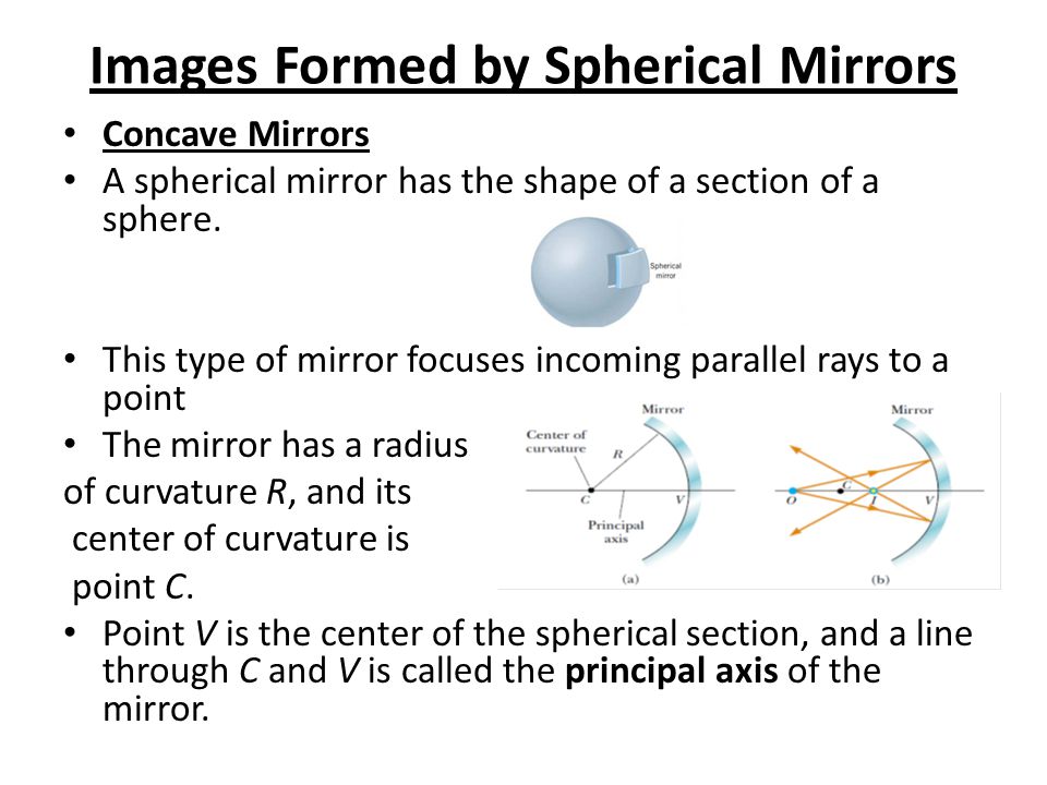 concave mirror image formation