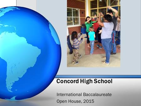 Concord High School International Baccalaureate Open House, 2015.