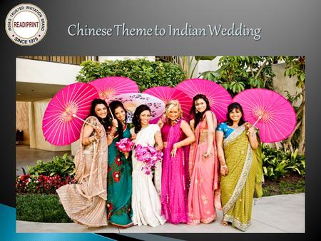 To make the marriages an everlasting wonderful memory for themselves and the guests attending it more and more couples are opting for theme wedding. The.