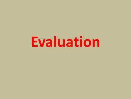 Evaluation. Evaluation Question 1 In what ways does your media product use, develop or challenge forms and conventions of real media products?