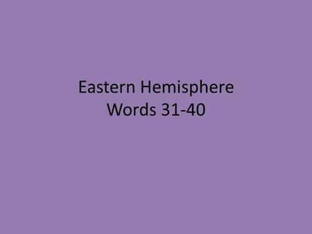 Eastern Hemisphere Words 31-40. 31. Rabbis A Rabbis or Jewish teacher came to Jerusalem to teach about the Talmud. Religious teachers Jesus Christ: A.