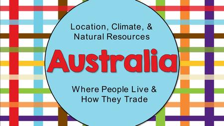 Location, Climate, & Natural Resources Where People Live & How They Trade.