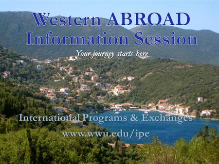 International Programs & Exchanges