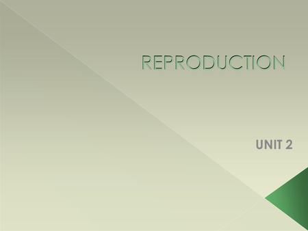 REPRODUCTION UNIT 2. ANIMAL REPRODUCTION Oviparous: the embryo grows outside the female´s body, inside an egg. Viviparous: the embryogrows inside the.