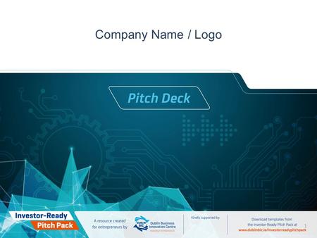 1 Company Name / Logo. 2 A Short Guide 1.Use a standard font size across the presentation 2.Keep word count on each slide to a minimum 3.Use graphics/pictures.