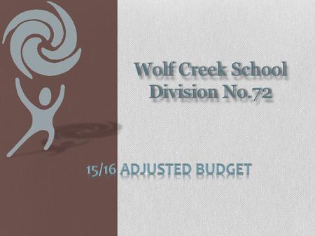 Wolf Creek School Division No.72. Why do we adjust the spring budget? Alberta Education requirement of a budget update. This is an information only item.