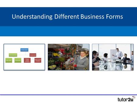 Understanding Different Business Forms. Business Forms – Mapped! Private Sector Unincorporated Sole Trader Partnership Incorporated Public Limited Company.