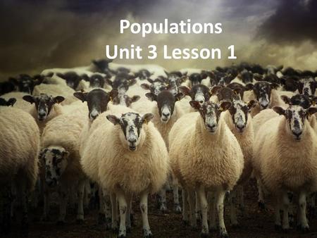 Populations Unit 3 Lesson 1. Lesson 1 1.Complexity of Nature 2.Population Distribution 3.Factors that Regulate Abundance & Distribution 4.Factors that.