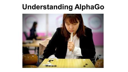 Understanding AlphaGo. Go Overview Originated in ancient China 2,500 years ago Two players game Goal - surround more territory than the opponent 19X19.