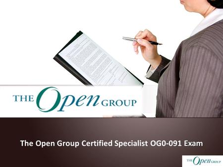 Exam The Open Group Certified Specialist OG0-091 Exam.