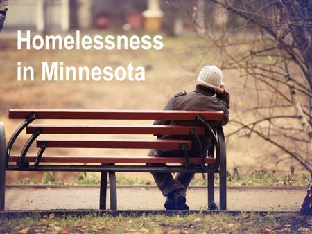 Wilder Research Homelessness in Minnesota. Wilder Research conducts a one-night statewide survey of homeless people every three years.