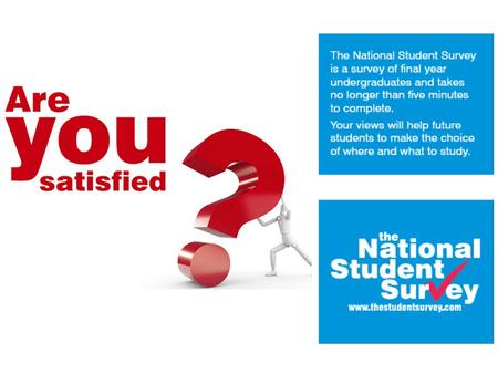 What is the National Student Survey? The National Student Survey asks final year undergraduate students to provide feedback on their academic experience.