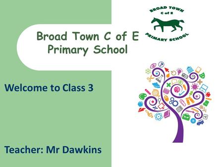 Welcome to Class 3 Teacher: Mr Dawkins Broad Town C of E Primary School.