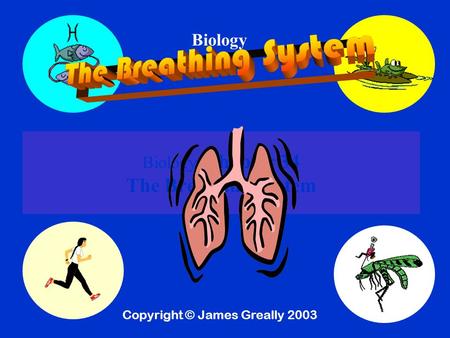 Biology Biology Chapter 34 The Breathing System Copyright © James Greally 2003.