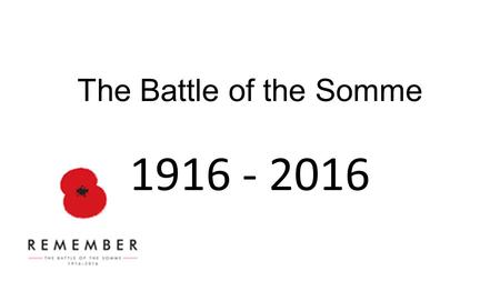 The Battle of the Somme 1916 - 2016. . May the light of the Lord be with you.