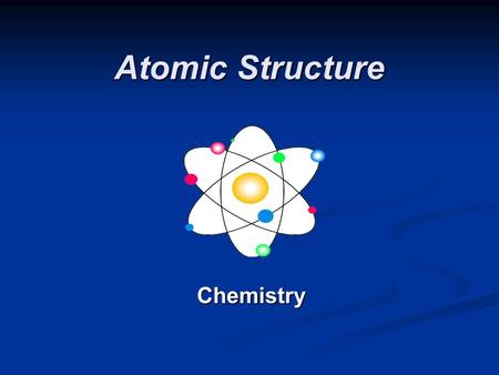 Atomic Structure Chemistry. Defining the Atom The Greek philosopher Democritus (460 B.C. – 370 B.C.) was among first to suggest the existence of atoms.