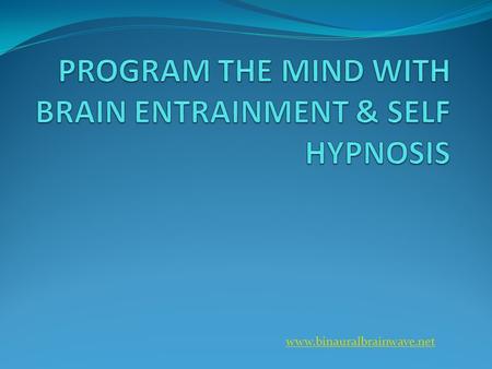 INTRO Hypnosis has been used for hundreds of years to assist patients in leading more fulfilling lives. The last thirty years.