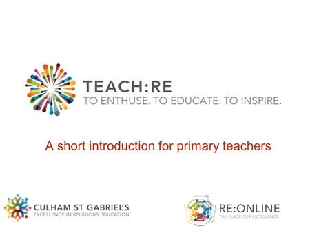 A short introduction for primary teachers.