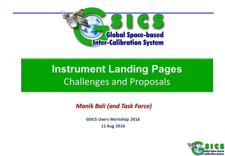 Instrument Landing Pages Challenges and Proposals.