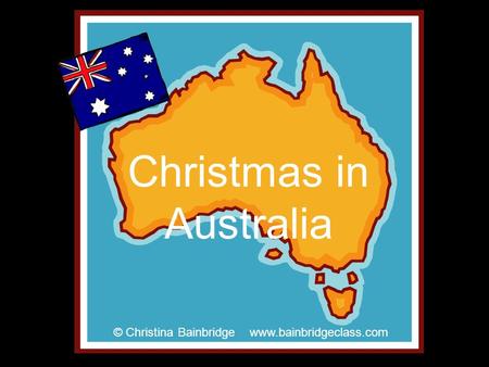 (c) Christina Bainbridge  Christmas in Australia © Christina Bainbridge