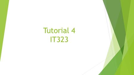 Tutorial 4 IT323.  Q1. As a software project manager in a company that specializes in the development of software for the offshore oil industry, you.