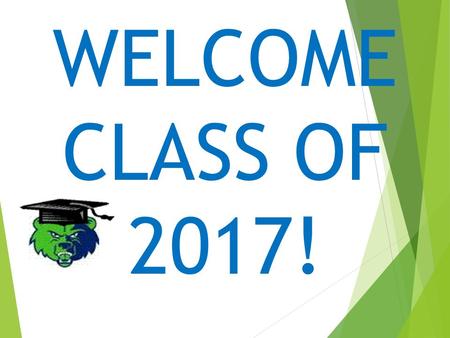 WELCOME CLASS OF 2017!. THAT’S GREAT, BUT I HAVEN’T EVEN THOUGHT ABOUT THIS YET!  It’s time to make some decisions.  Technical College? 2-Year College?