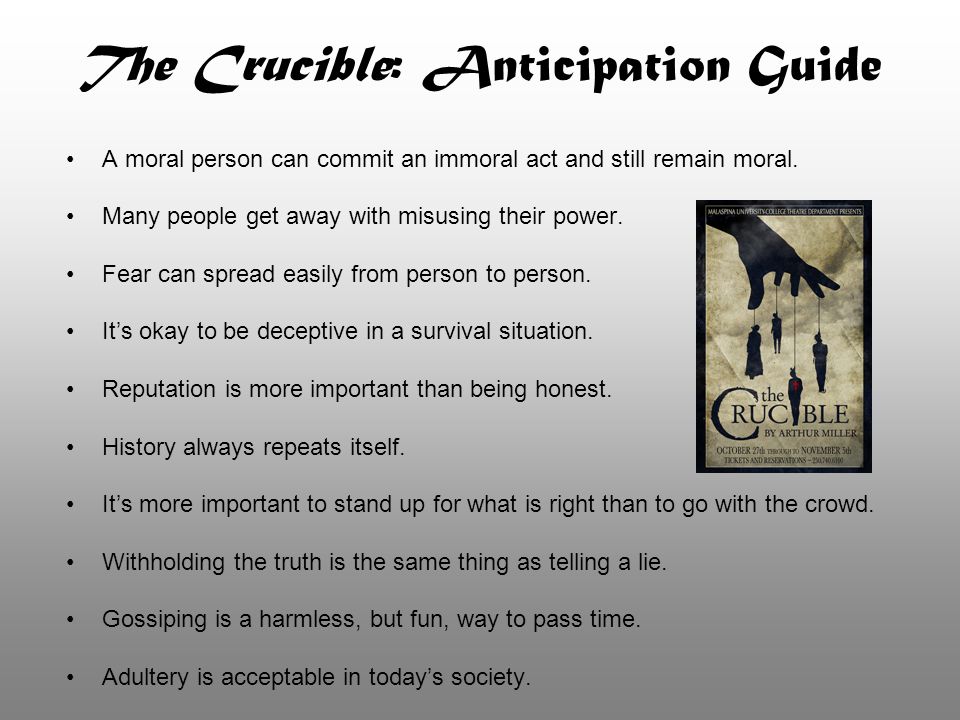 examples of reputation in the crucible
