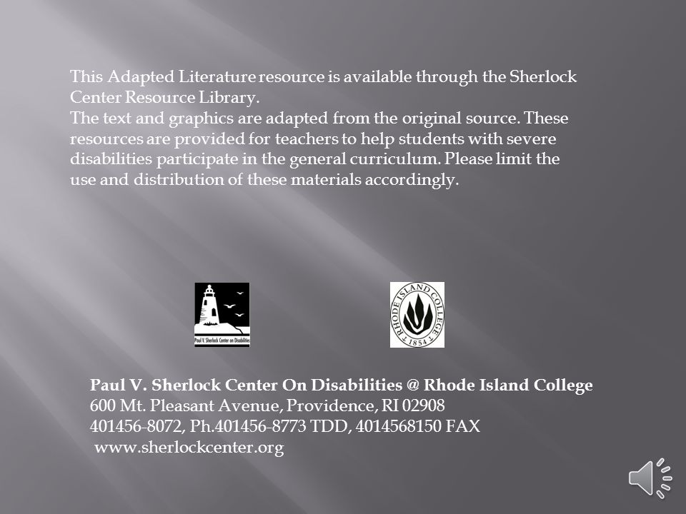 Paul V. Sherlock Center on Disabilities
