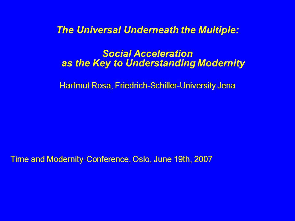 The Universal Underneath the Multiple: - ppt video online download