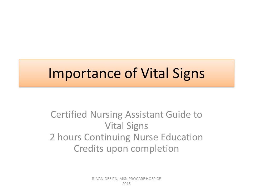 What Are Vital Signs, and Why Are They Important?