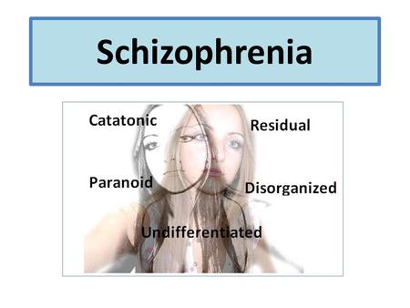Schizophrenia. Problems with diagnosing A true diagnosis cannot be made until a patient is clinically interviewed. Psychiatrists are relying on retrospective.