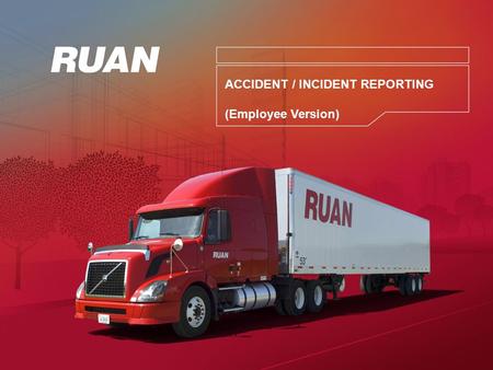 ACCIDENT / INCIDENT REPORTING (Employee Version).