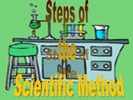 1. 2 The Scientific Method involves a series of steps that are used to investigate a natural occurrence.