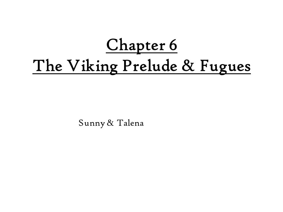 viking prelude