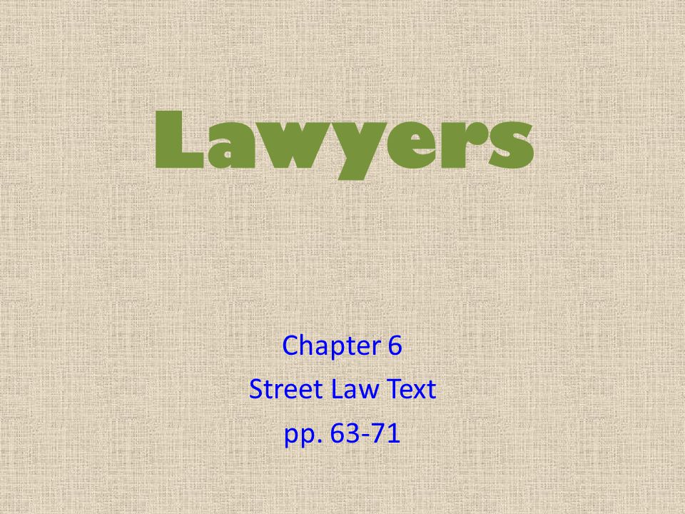 This is the Law - Chapter 6