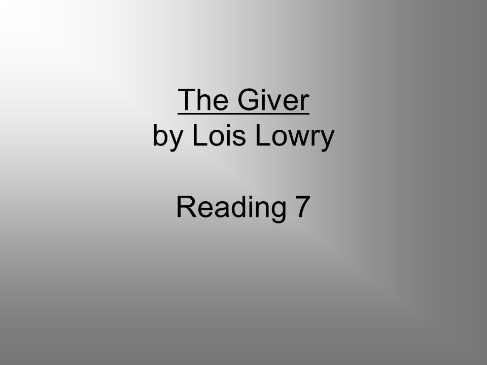 The Giver by Lois Lowry: Ch. 14, Summary & Quotes - Video & Lesson Transcript