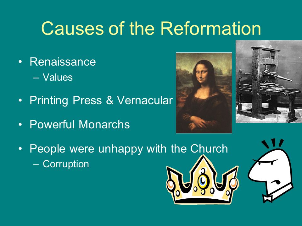 Causes of the Reformation - ppt video online download