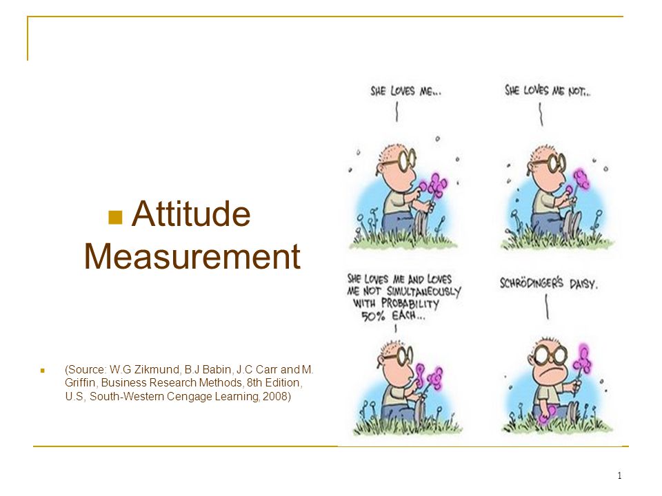 Attitude Measurement Source W G Zikmund B J Babin J C Carr And M Griffin Business Research Methods 8th Edition U S South Western Cengage Learning Ppt Video Online Download