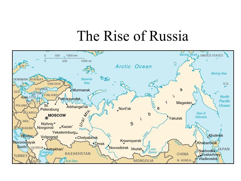 The Rise of Russia. Geography Cold Surrounded by water but……no warm water  port for trading Forest Grasslands. - ppt download