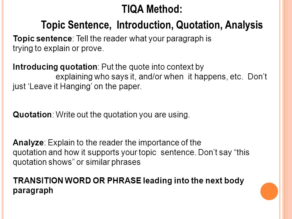 transition words for introducing quotes