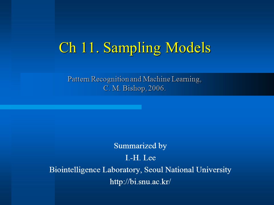 Cm bishop pattern recognition and machine learning 2025